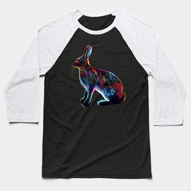 Arctic Hare Baseball T-Shirt by JH Mart